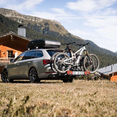 ATERA STRADA E-BIKE DK BLACK cykelholder til 2 cykler