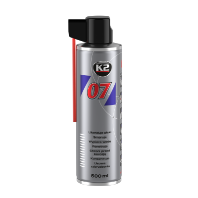 K2 07 Multi-purpose agent olie der sm�rer og l�sner p� spray 500 ml