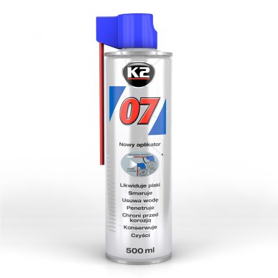 K2 07 Multi-purpose agent olie der sm�rer og l�sner p� spray 500 ml