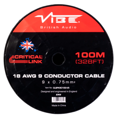 Vibe h�jtalerkabel 9 ledet 0,75 mm2 - s�lges l�bende meter
