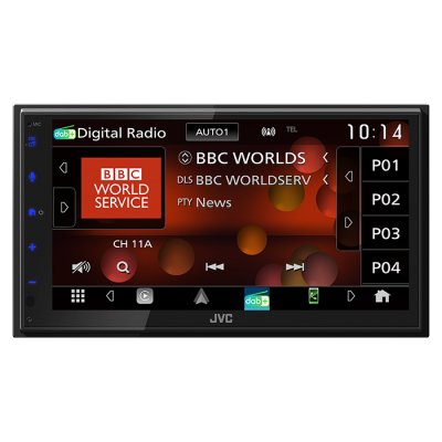 JVC KW-M695DBW Appradio med trdls Apple Carplay og Android Auto