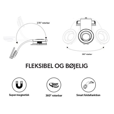 Avant fleksibel mobilholder med sugekop