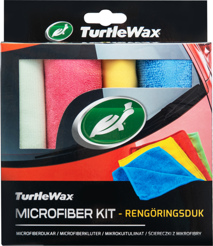 Turtle Mikrofiberklude 4 stk. i pakke