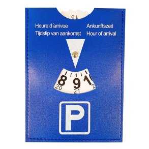 Parkeringsskive - Godkendt i Tyskland, m.fl. 15 x 11 cm