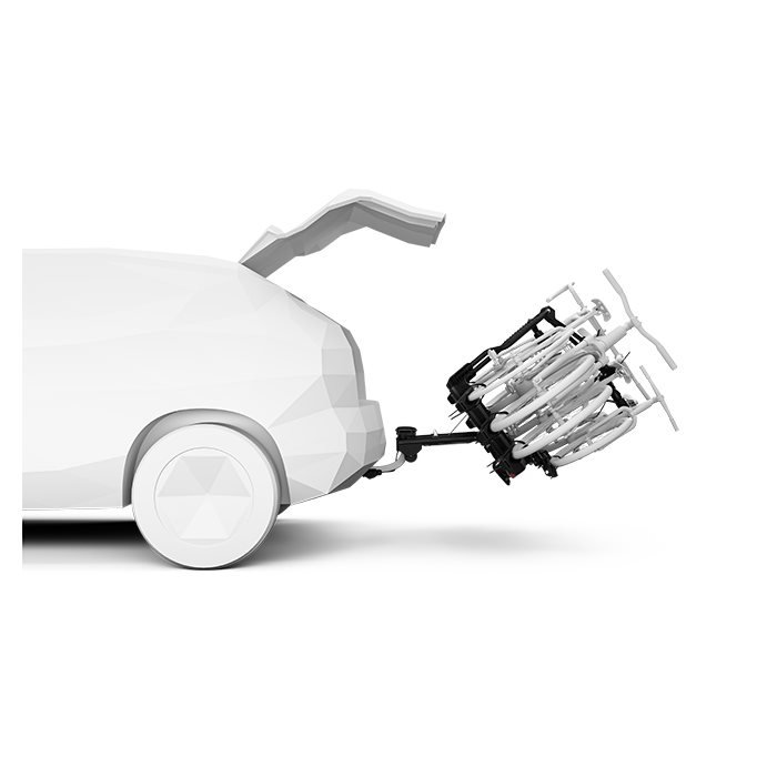 Thule Easyfold 3 Cykelholder til 3 Elcykler