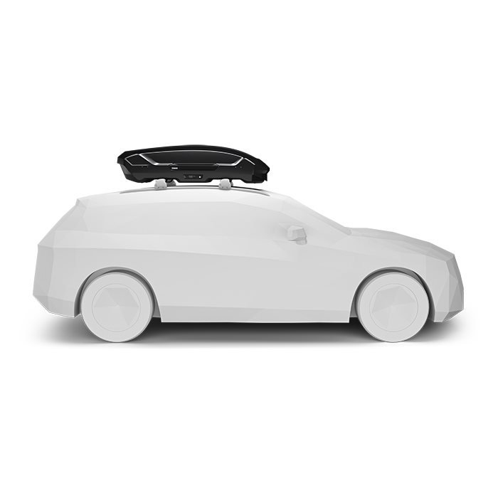 Thule Motion 3 M black glossy tagboks 400 liter 175x84x44 cm