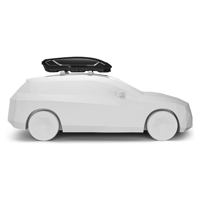 Thule Motion 3 Sport black glossy tagboks 300 liter 188x65x42 cm