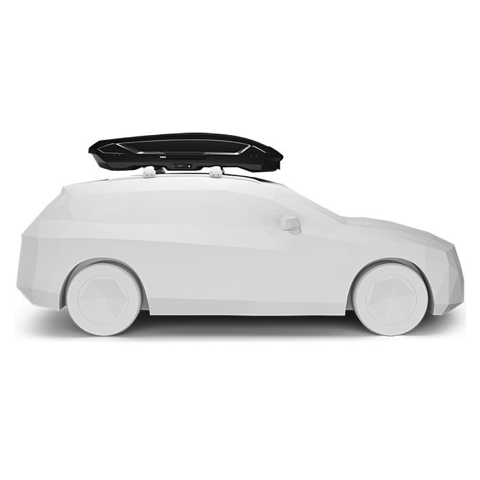 Thule Motion 3 L black glossy tagboks 450 liter 194x87x42 cm