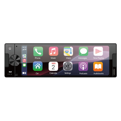 Ampire 1-DIN sk�rm med tr�dl�st CarPlay & Android Auto