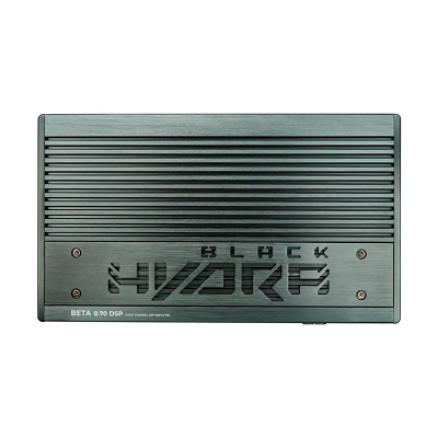 Black Hydra Beta 8.70 DSP Forst�rker m/APP 8 kanals 1400 watt i 2 ohm - Klasse AB+D