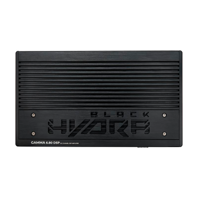 Black Hydra Gamma 6.80 DSP Forst�rker m/APP 6 kanals 960 watt i 4 ohm - Klasse D