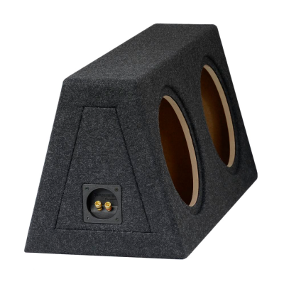 Subwoofer kabinet i MDF lukket skr� 2 X 10