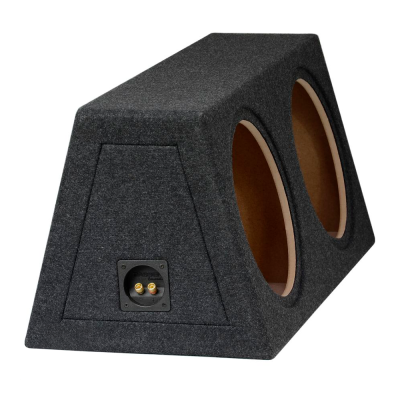 Subwoofer kabinet i MDF lukket skr� 2 X 12