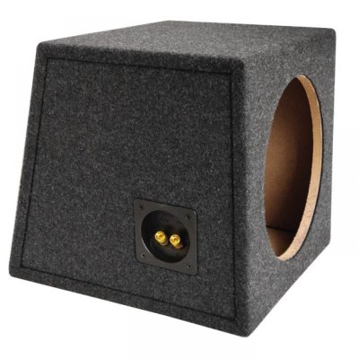 Subwoofer kabinet i MDF lukket skr� 10