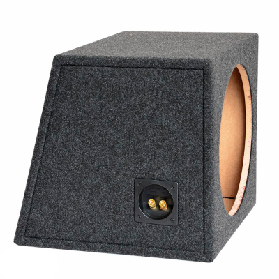 Subwoofer kabinet i MDF lukket skr� 12