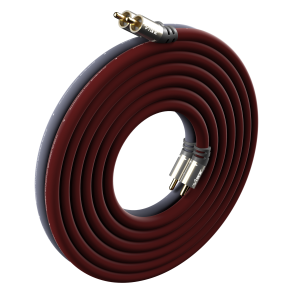 CVEN RCA Phono kabel 5,5 meter trippel afsk�rmet - guld belagte stik - High END