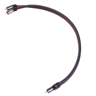 CVEN RCA Phono Y kabel 0,4 meter - 1 stk trippel afsk�rmet - b�de han og hun - guld belagte stik - HIGH END