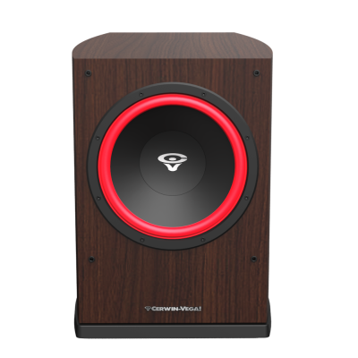 Cerwin Vega LA110E Aktiv Subwoofer Espresso 10