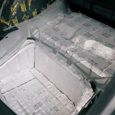 Comfort Mats Aerospace Pulsar lydd�mpning (5 mm) 500 X 320 mm. 1 stk.