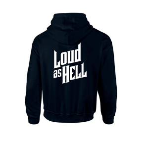 Loud as Hell Hoodie tr�je Large sort