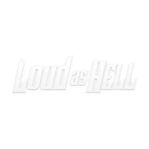 Loud as Hell klisterm�rke hvid