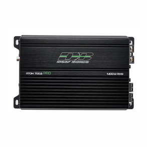 Deaf Bonce Atom 700.2 PRO forst�rker 2 kanals p� 2800 watt