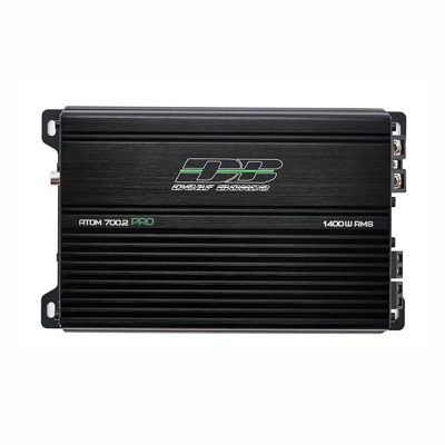 Deaf Bonce Atom 700.2 PRO forst�rker 2 kanals p� 2800 watt