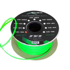 Deaf Bonce isolerende kabelflet til str�mkabel NS-G8 gr�n til 10 mm2 kabel - s�lges l�bende meter