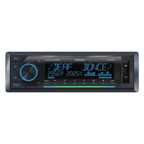 Deaf Bonce Gemini 770DSP Bilradio med DSP og Bluetooth 1 din - 8 RCA udgange