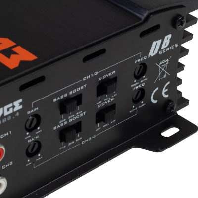 EDGE EDB80.4LITE DB Series 4 kanals 640 watts forst�rker