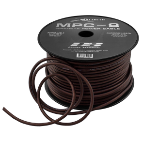 Forst�rkerkabel Deaf Bonce sort 10 mm2 ved 1 meter OFC kobber