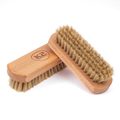 K2 Auron soft b�rste - Bl�d b�rste til reng�ring af l�derbetr�k