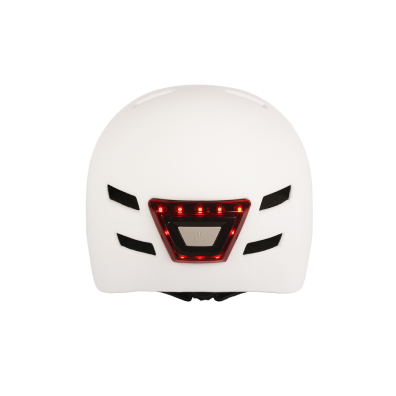 GORUNNER HJELM - HVID MED LYS SMALL