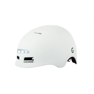 GORUNNER HJELM - HVID MED LYS MEDIUM