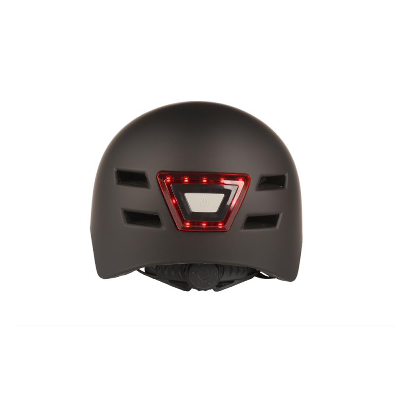 GORUNNER HJELM - SORT MED LYS X LARGE