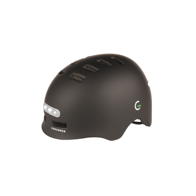 GORUNNER HJELM - SORT MED LYS MEDIUM