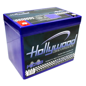 Hollywood HC80 AGM Batteri 80 amp 12 volt