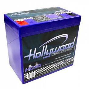 Hollywood HC120 AGM Batteri 120 amp 12 volt