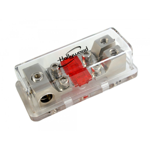 Hollywood MAH 2 Sikringsholder til mini ANL sikringer ind 21,4/ 53 mm2 og ud  2 x 21,4 mm2