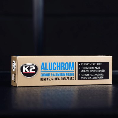 K2 ALUCHROM 120 G - Renser og polerer metaloverflader krom