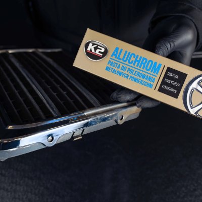 K2 ALUCHROM 120 G - Renser og polerer metaloverflader krom