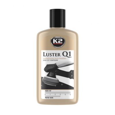 K2 Luster Q1 polerpasta hvid ekstra kraftig 250g