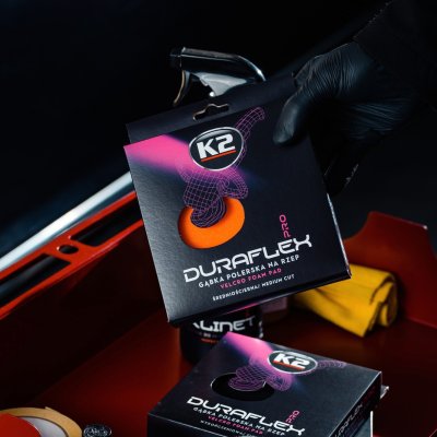 K2 Poleringssvamp til polermaskine 150 mm - Glat orange medium slibende