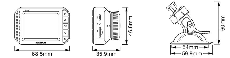OSRAM DASHCAMERA ROADsight 1500