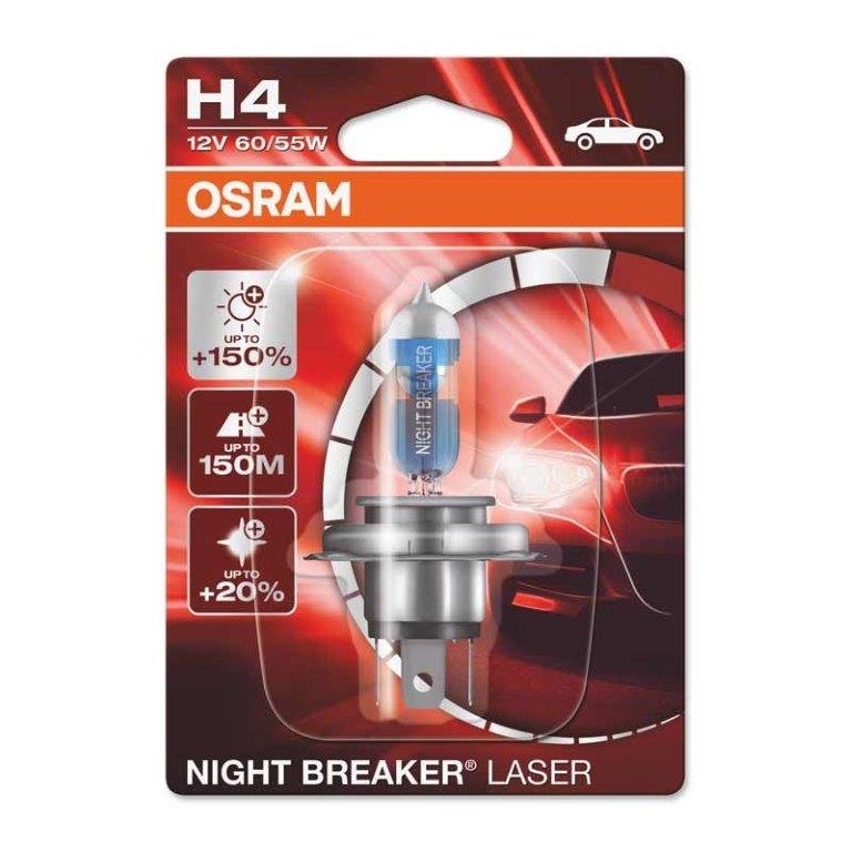 Osram H4 Night Breaker Laser +150% stk.