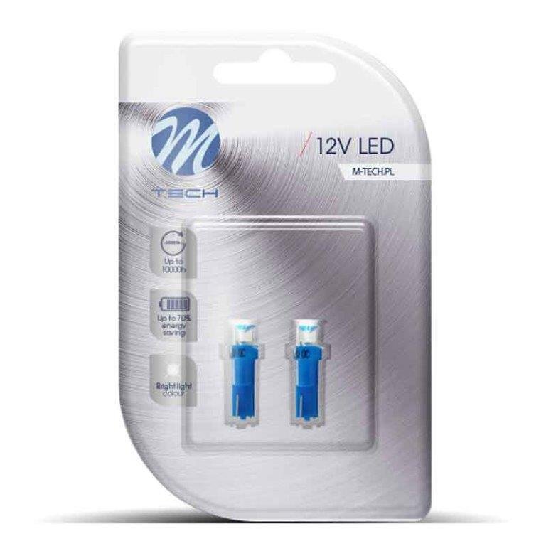 Led T5 W1,2W Concave bl 12V M-Tech