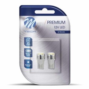 Led T10 W5W HP hvid 12V M-Tech