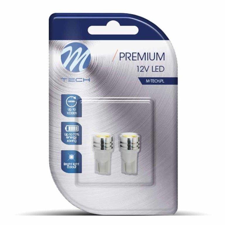 Led T10 W5W HP hvid 12V M-Tech