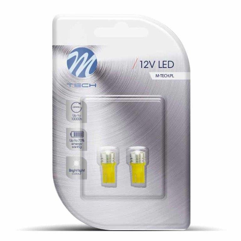 Led T10 W5W HP gul 12V M-Tech