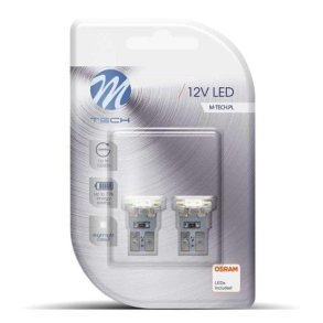 Led T10 W5W 6 SMD hvid 12V M-Tech